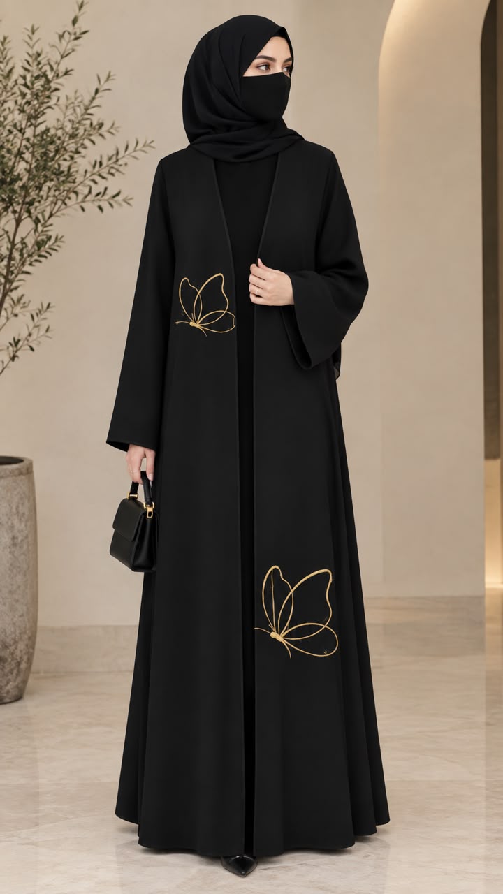 whatsapp image 2026 09 30 at 6.57.24 pm Black Butterfly Embroidered Abaya